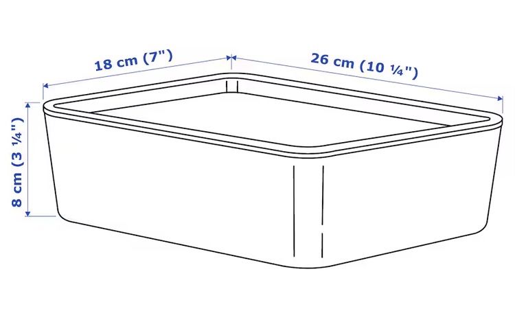 Caixas kuggis do ikea