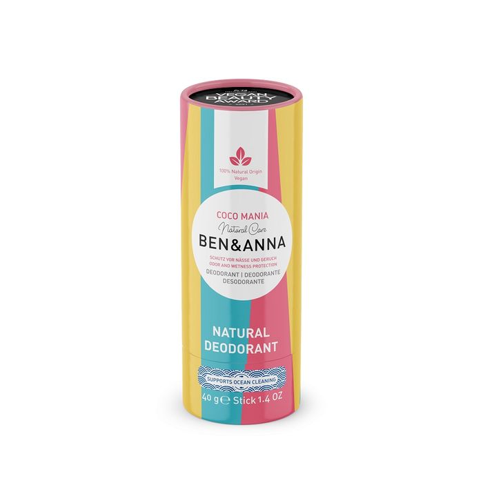 Ben&Anna dezodorant na bazie sody sztyft kartonowy Coco Mania 40g