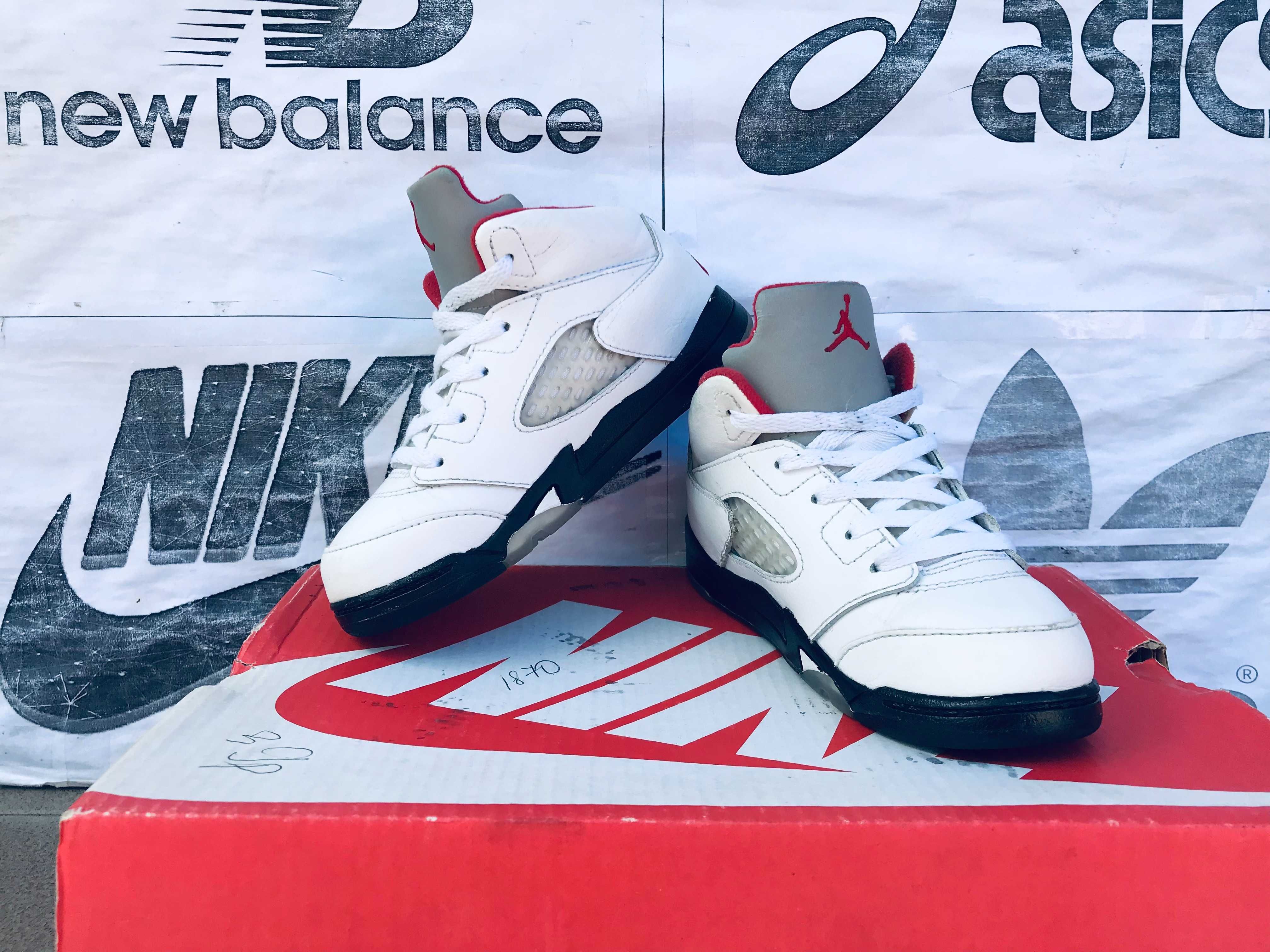 Кроссовки Nike AIr Jordan 5 Retro баскетбольные кожаные ботинки