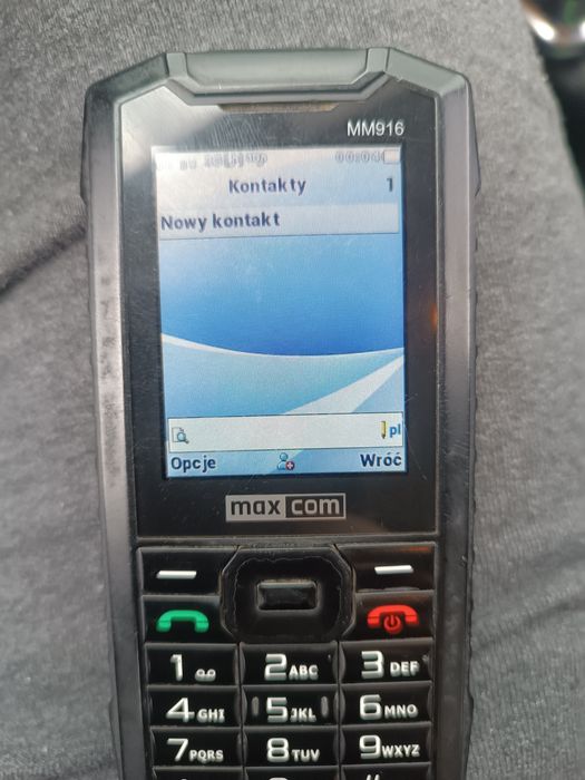 Telefon MaxCom dwie karty SIM