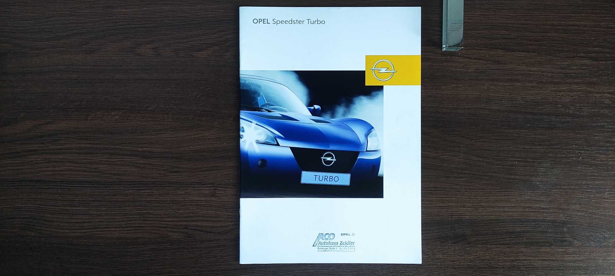 Prospekt Opel Speedster