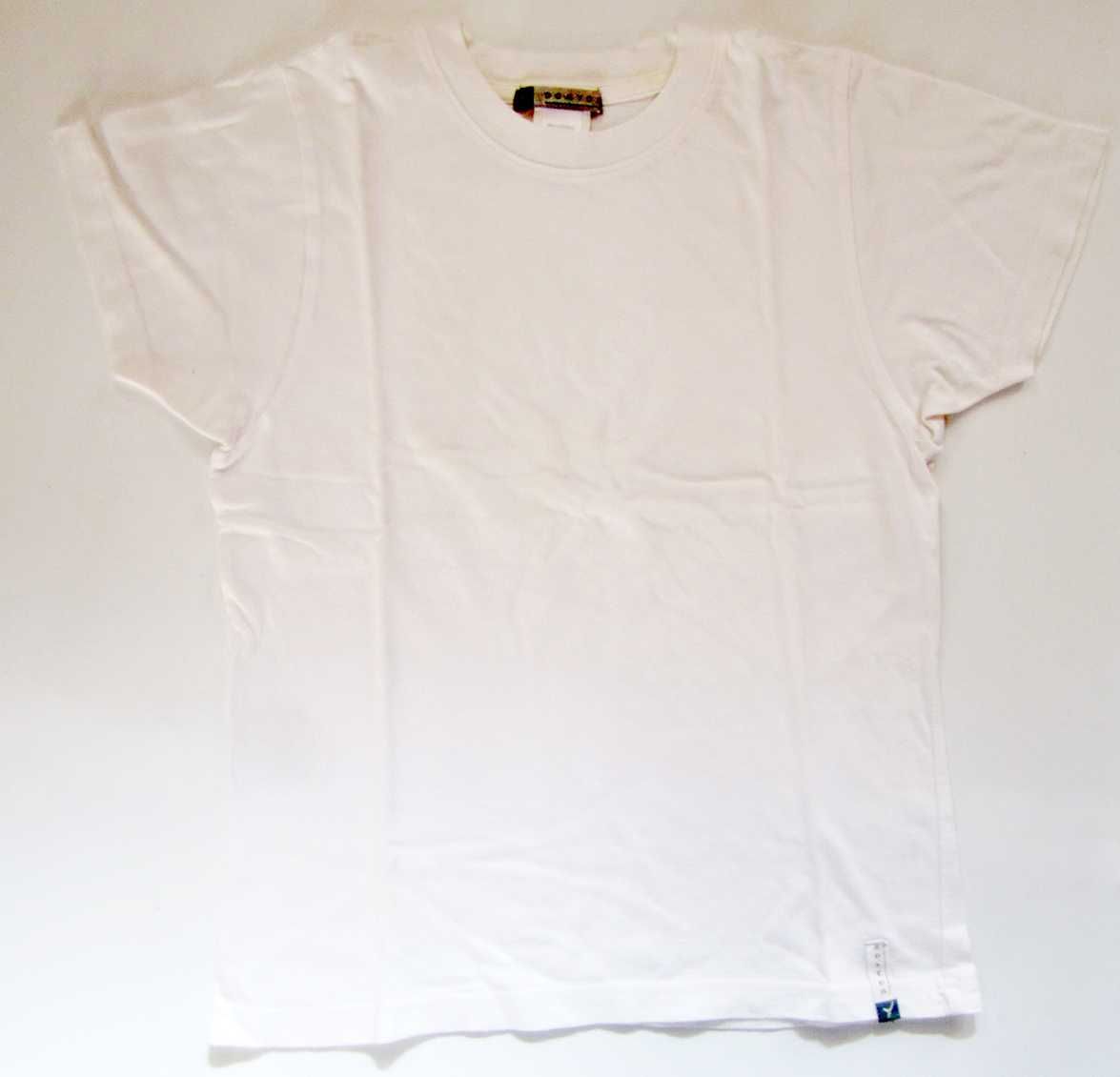 T-shirt de Criança Unissexo Branco Lisa, como Nova