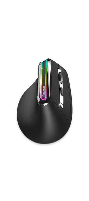 Pionowa mysz bezprzewodowa A9 News Way 2400 DPI RGB