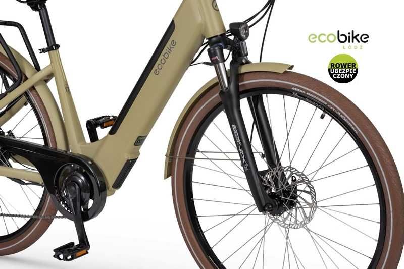 Rower elektryczny EcoBike X-City Cappuccino 17,5Ah upezp.AC Raty0%