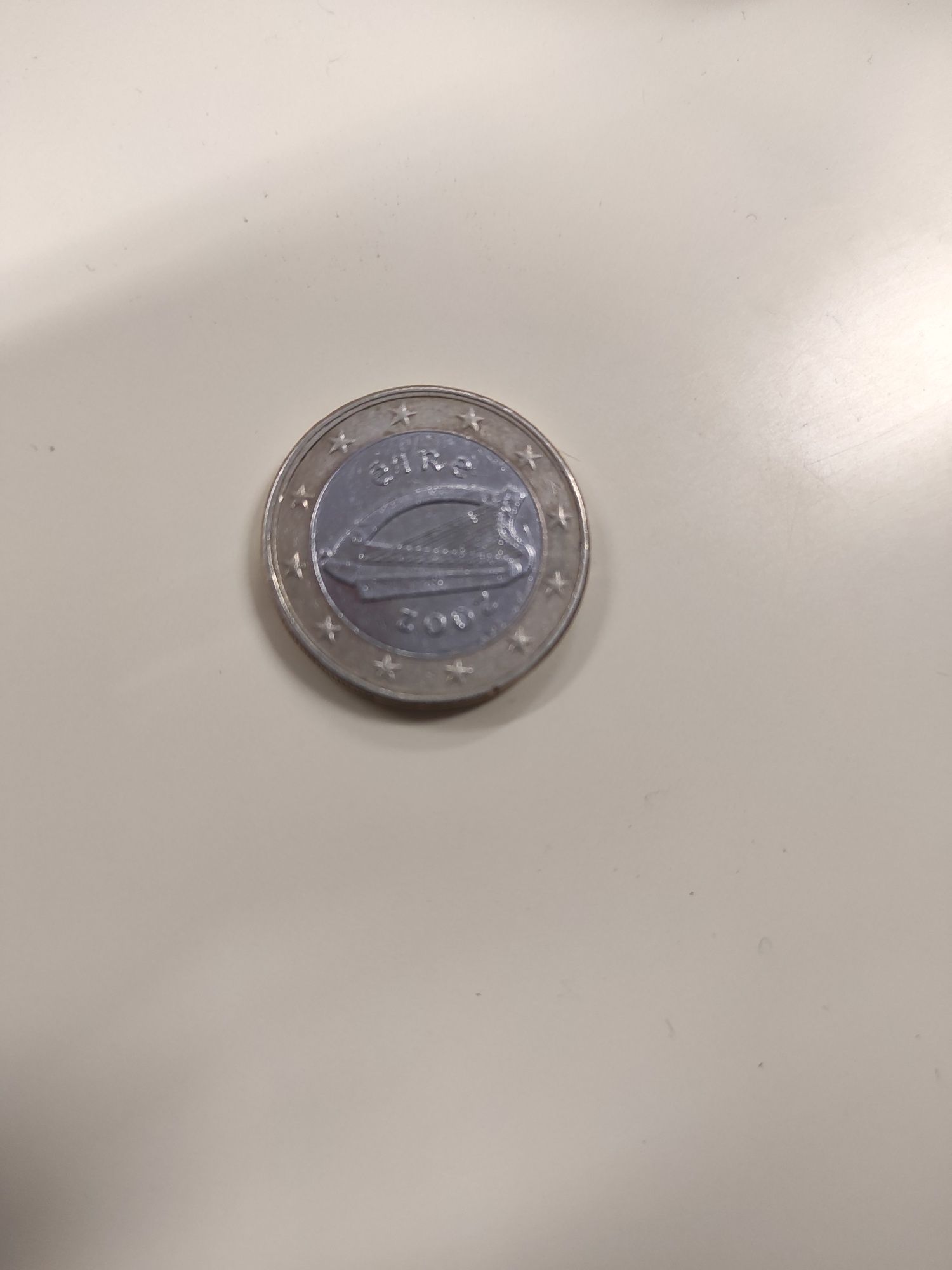 Moeda de 1 euro Irlanda