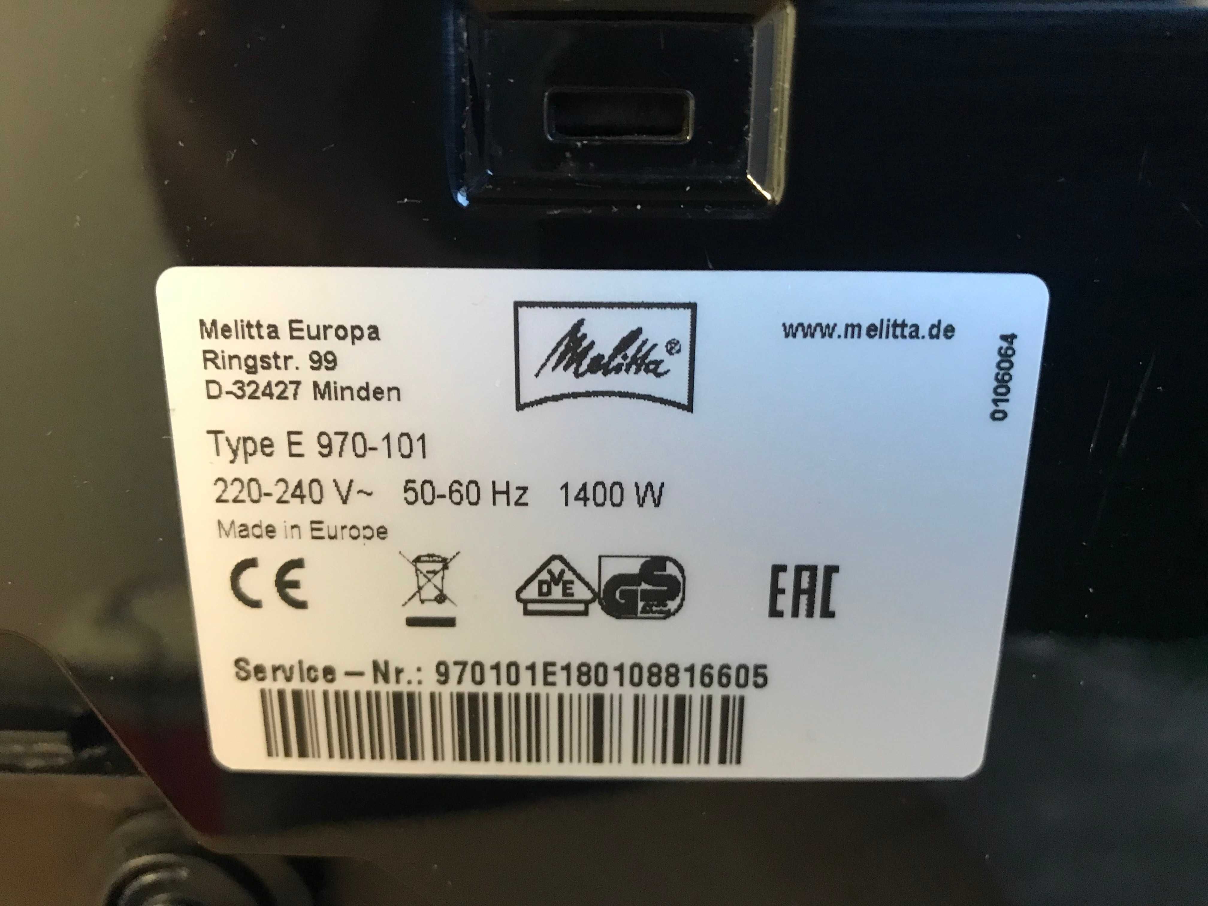 Ekspres do kawy Melitta Caffeo CI - E 970-101