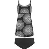 bonprix 2 cz tankini wzór ramiączka 52/54