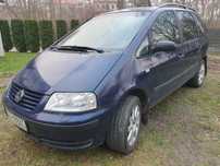 Vw sharan części 1.8t LB5N maska spręzarka klimy zderzak podsufitka