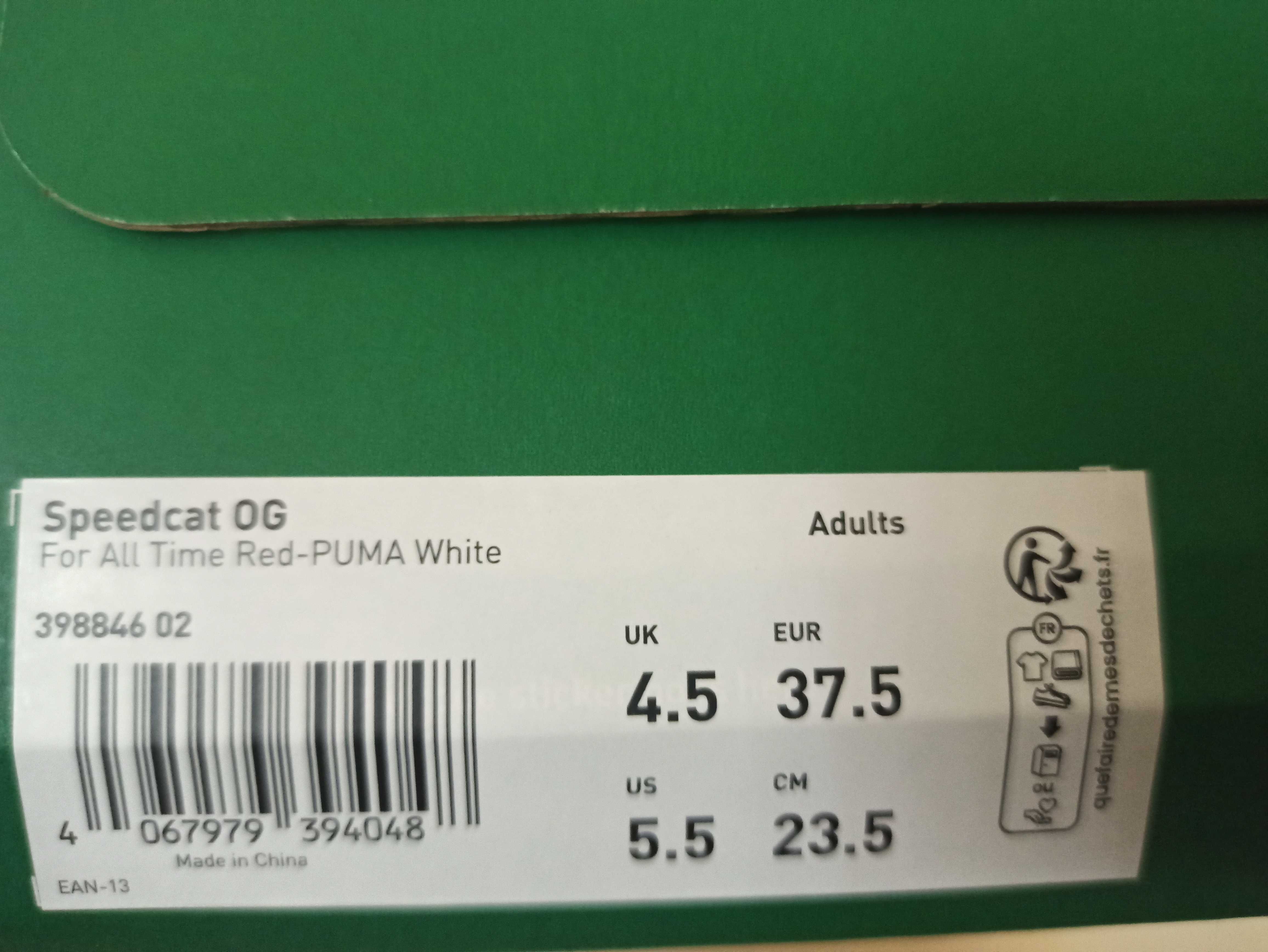 Nowe buty Puma Speedcat r. 37.5