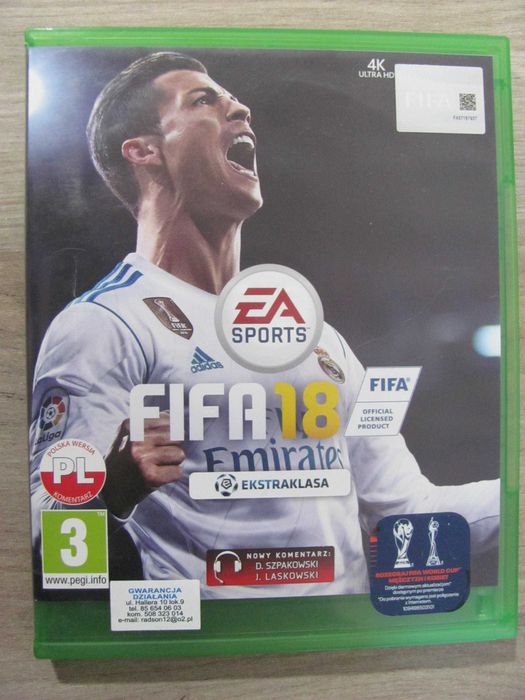 Gra FIFA 18 PL Xbox One 4K