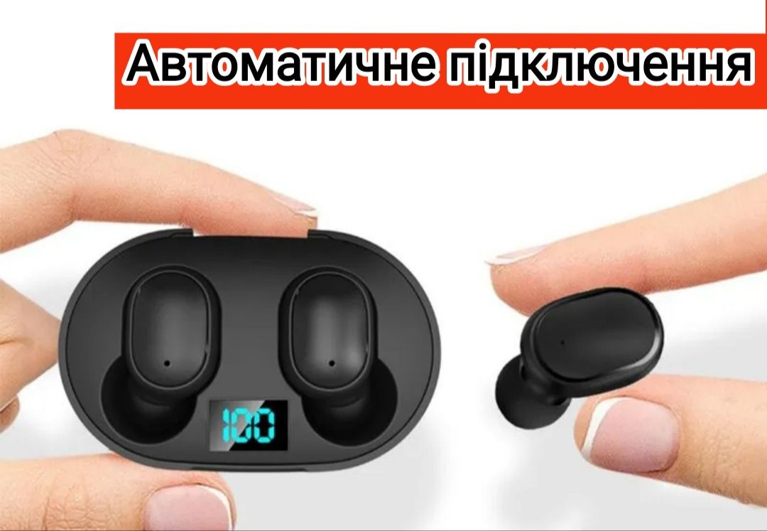 Безпровідні навушники блютуз Bluetooth E6S TWS