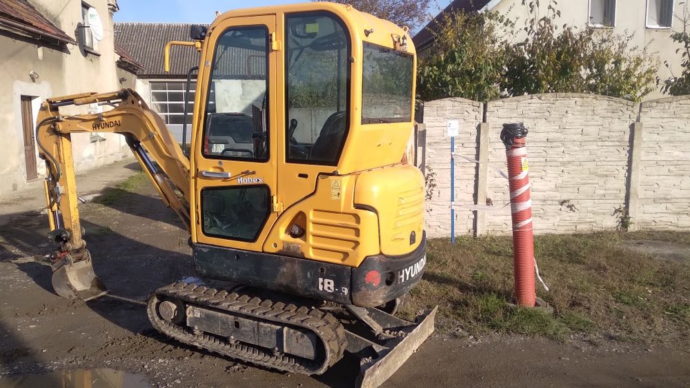 Minikoparka hyundai robex 2tony 2018r