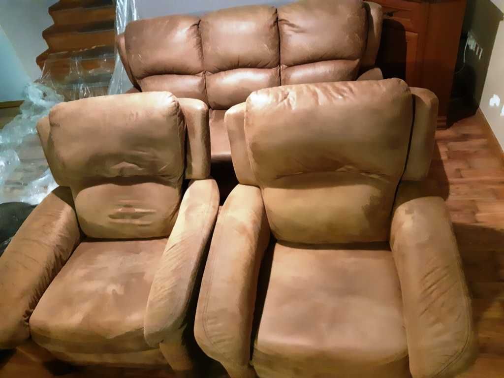 Sofa z funkcją spania +2 fotele RELAX w Gratisie
