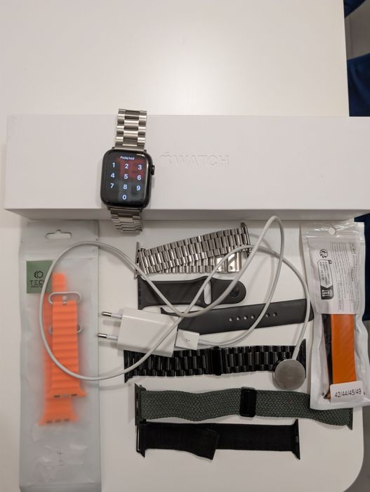 Apple Watch 5 44mm Cellular bogaty zestaw