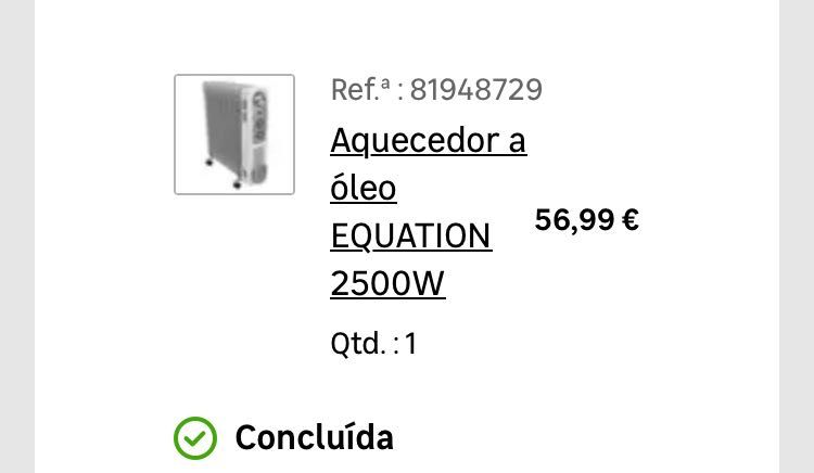 Aquecedor a óleo