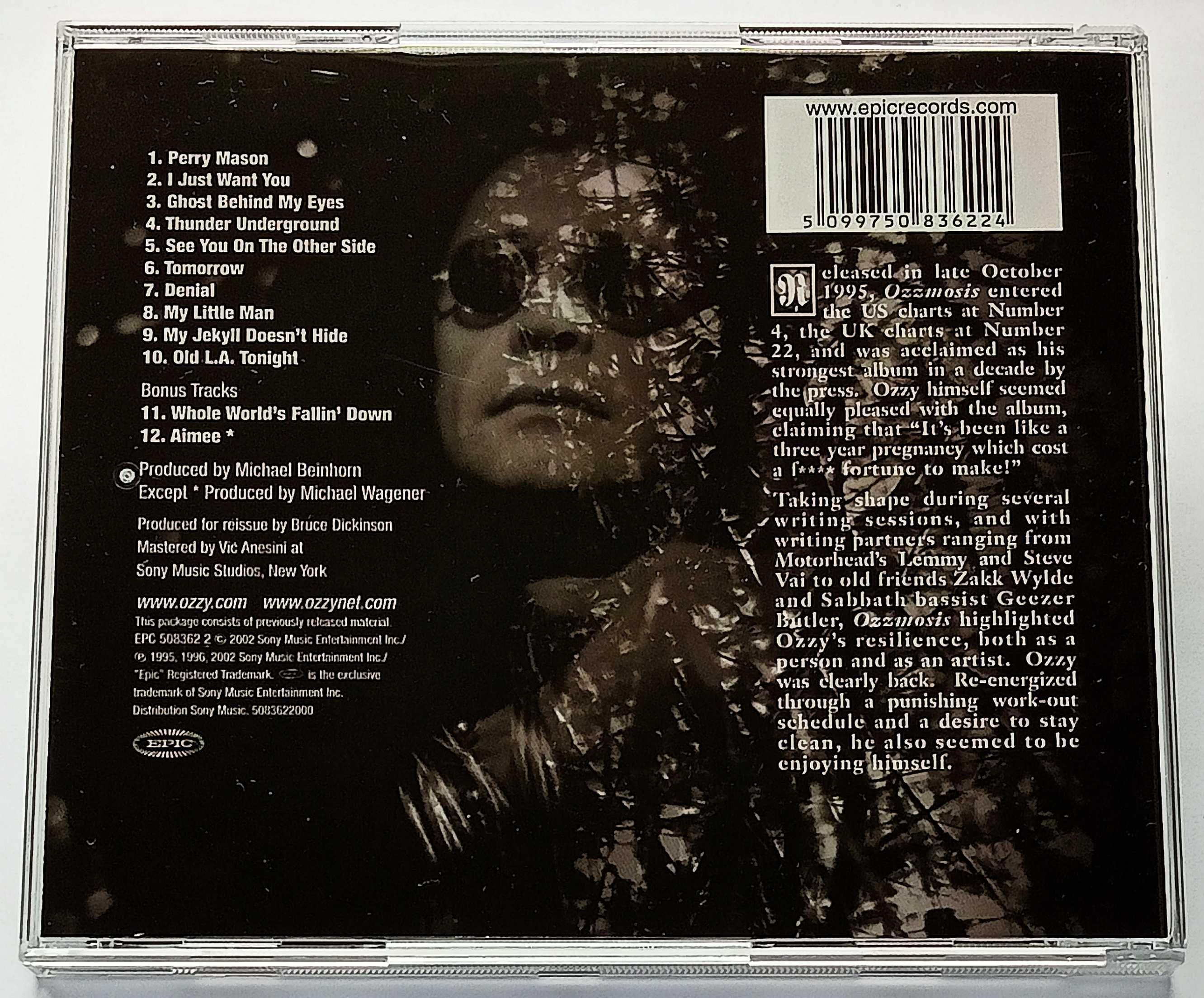 Ozzy Osbourne – Ozzmosis CD 1995