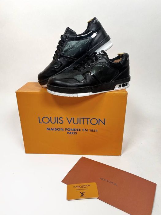 РАСПРОДАЖА! LOUIS VUITTON мужские кеды , кроссовки люкс кожанные