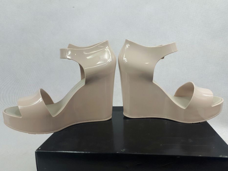 NOWE sandaly koturn 32241 Melissa MAR WEDGE AD 01319 BEIGE BEZOWE EU37