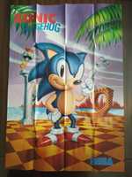 Poster Sonic Hedgehog - mega drive