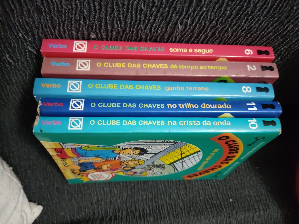 Livros da coleção O clube das Chaves