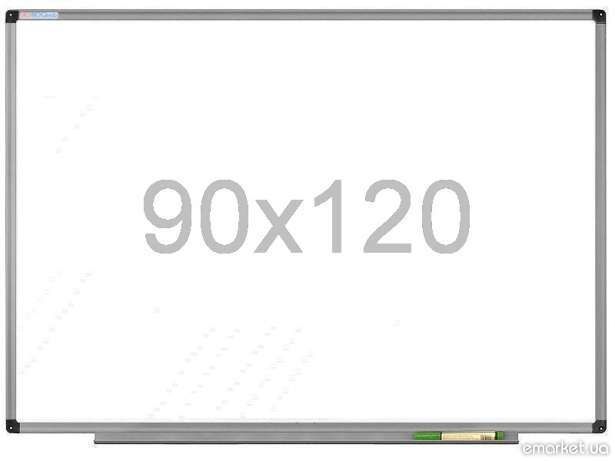 Офісна магнітно-маркерна дошка в алюмінієвій рамі 90х120 см UkrBoards