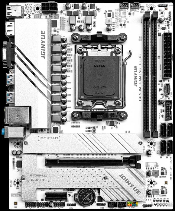 Материнська плата JGINYUE B650M GAMING PLUS версії V2.51 AM5/DDR5