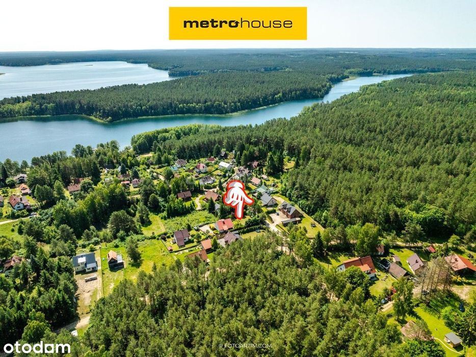 Dom z ogrodem, nad jeziorem Pluszne - Zielonowo