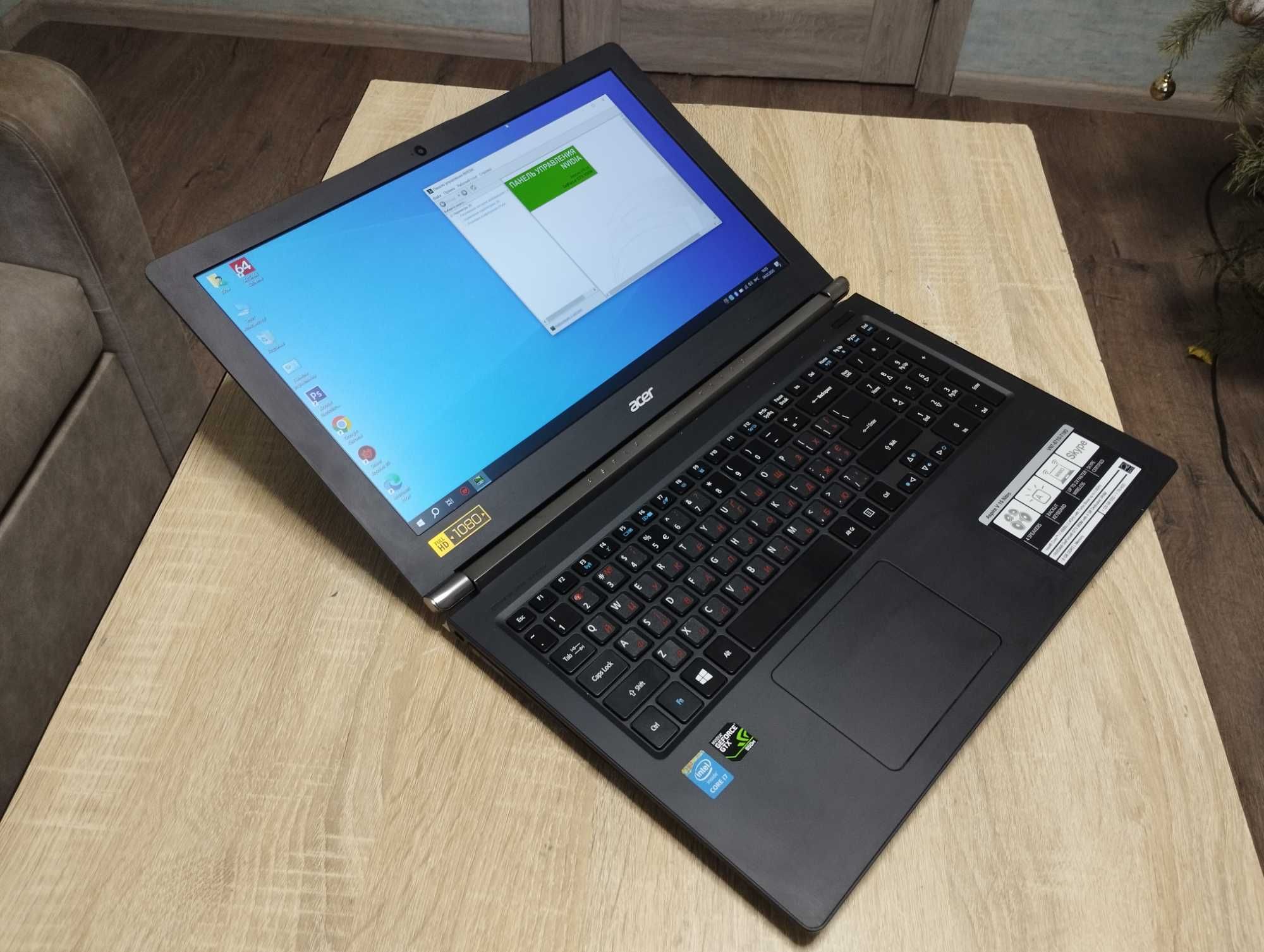 Ігровий Acer VN7-571g,i7-7500U,NVIDIA GTX 950M 4GB,16GB RAM,128SSD+1TB