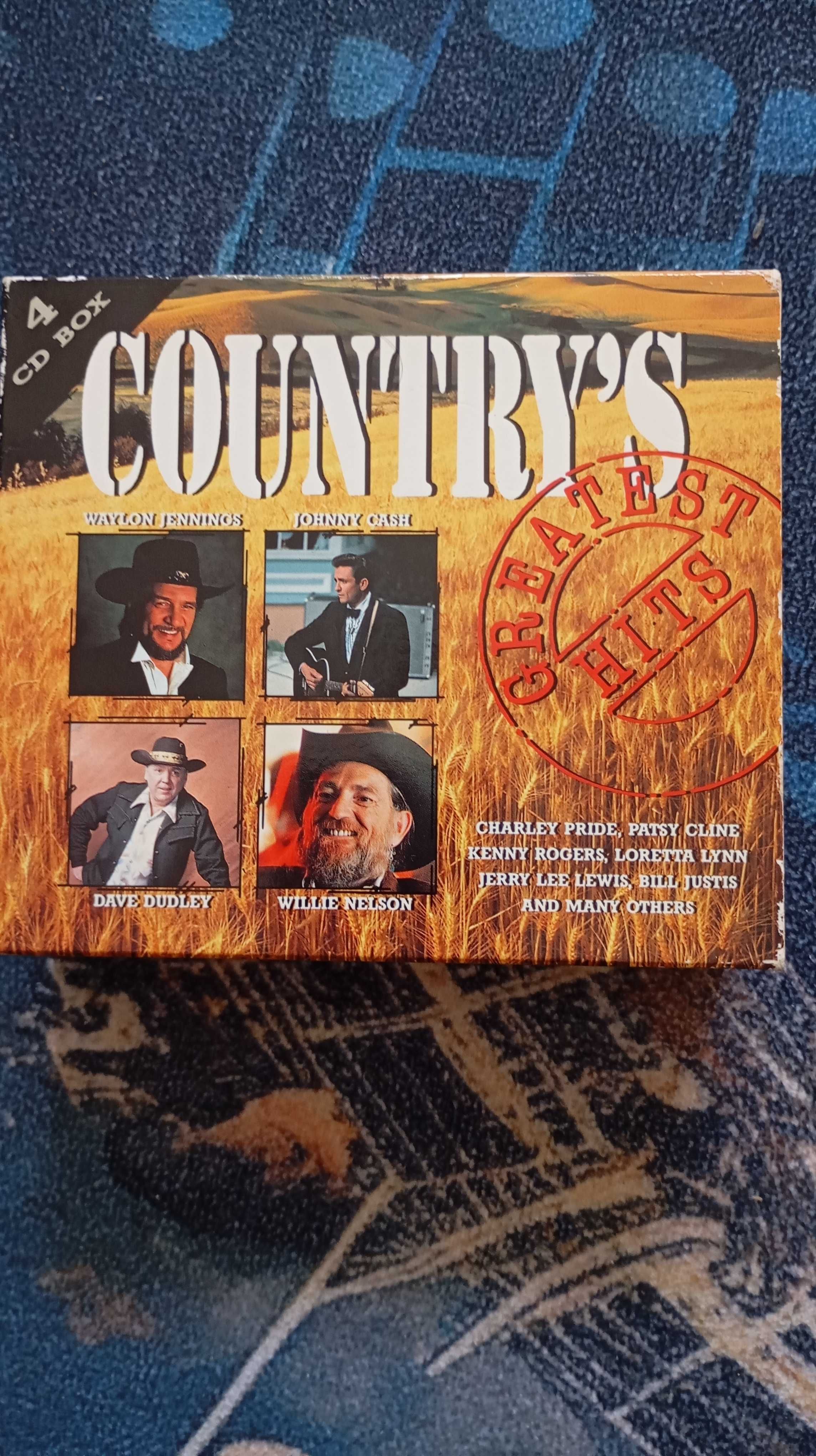 CDs box 4 greatest hits country's
