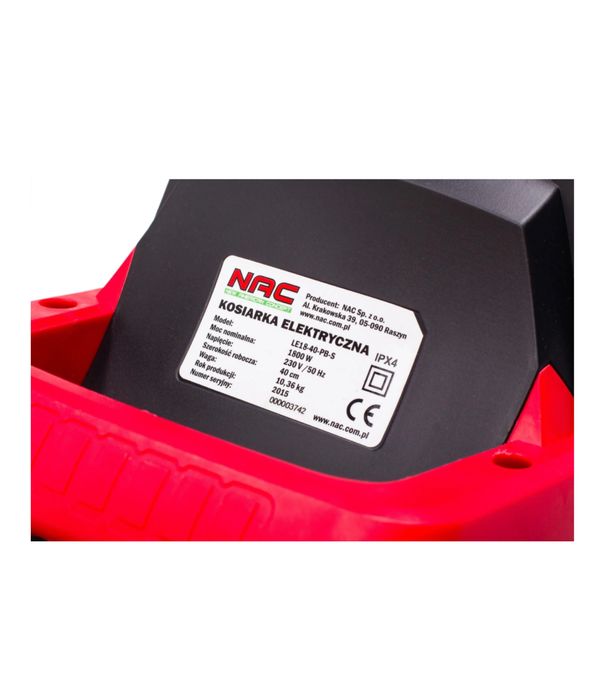 Kosiarka elektryczna 1800 W LE18-4 NAC