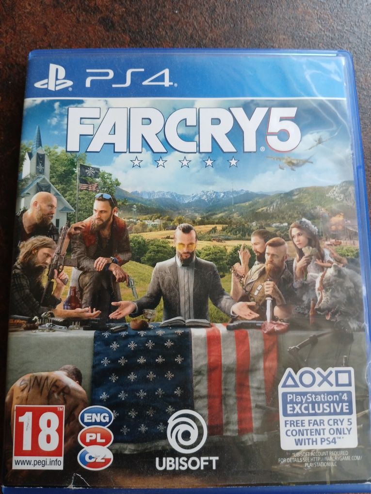 Gry na ps4 farcry5 i watch dogs