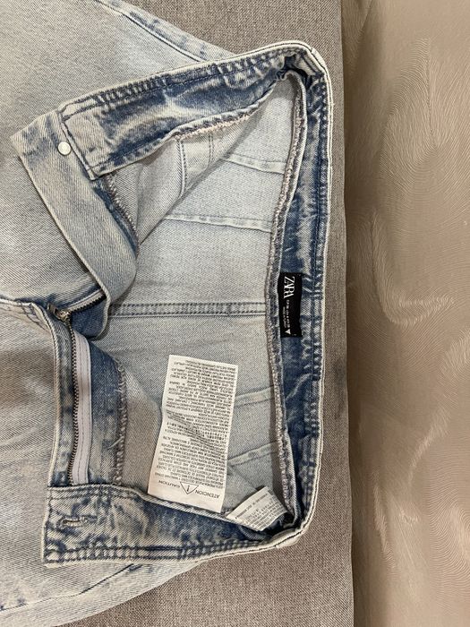 zara джинсы мом