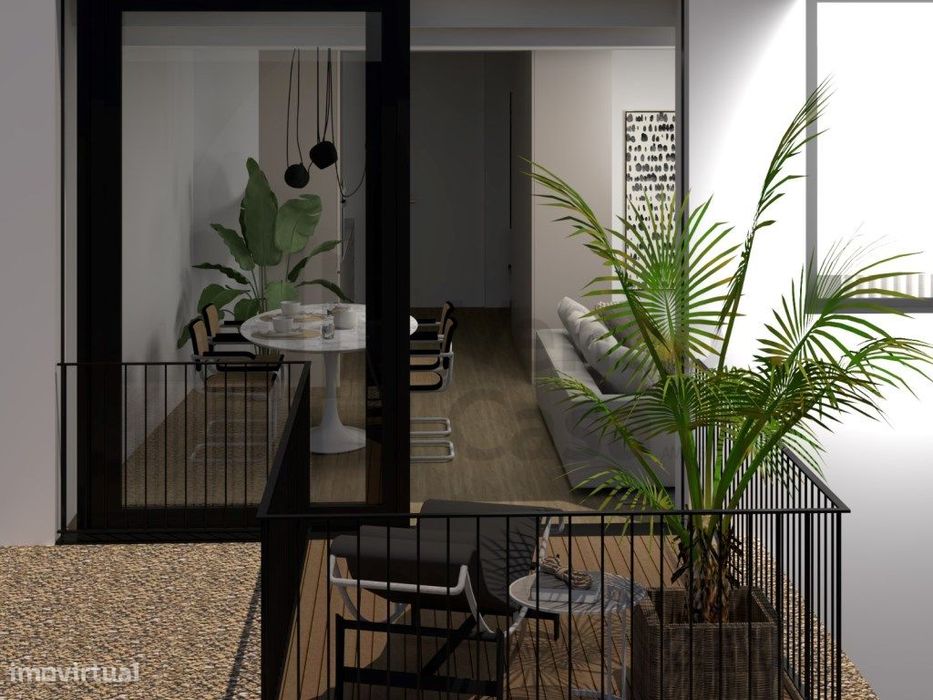 Vende-se T1 Com Terraço e Jardim- Braga