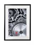 Ramka aluminiowa z plexi 15x21 cm, czarna. Frames factory