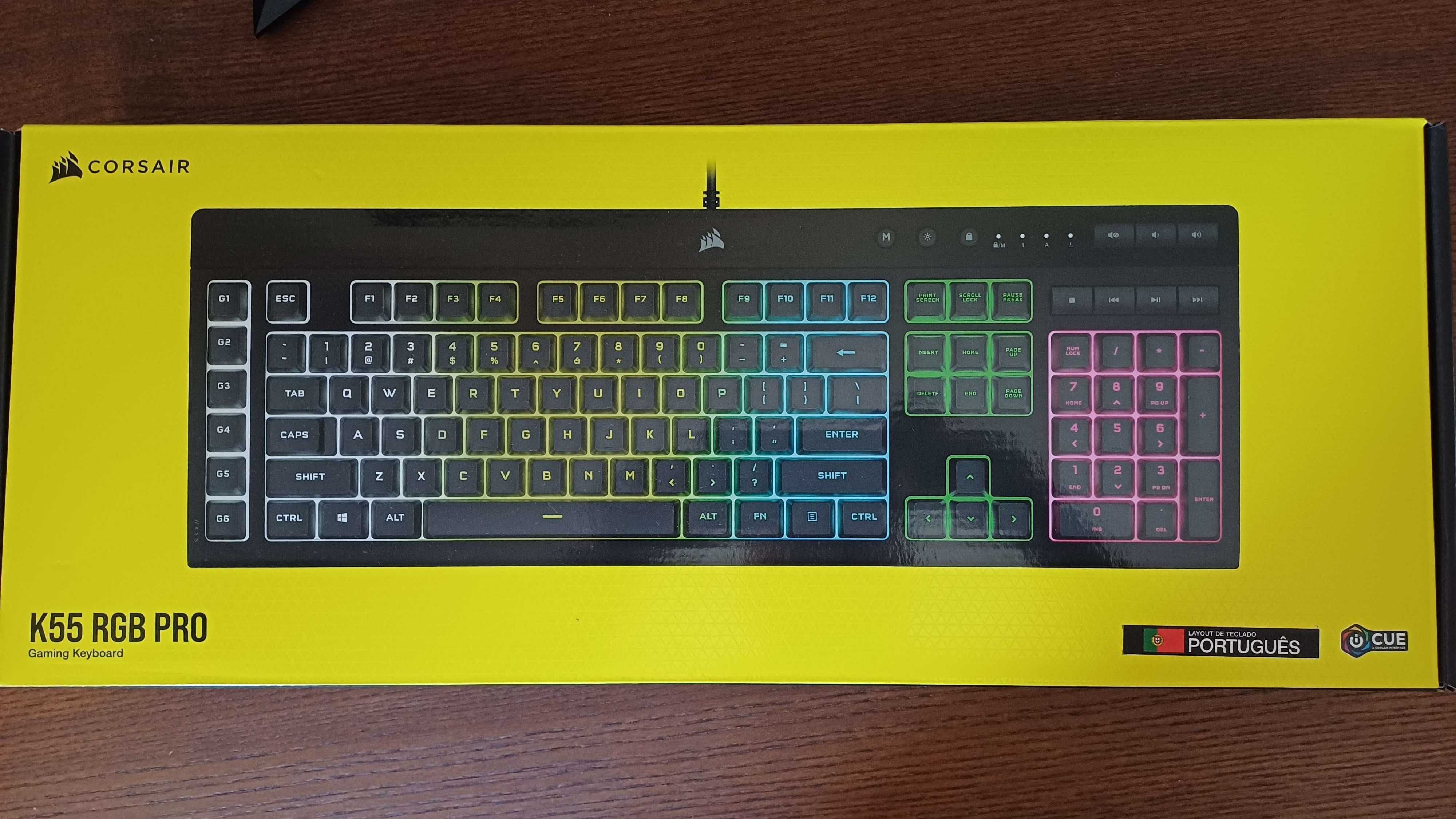 Teclado Gaming Corsair K55 RGB PRO