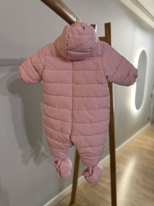 Дитячий комбінезон для дівчинки, зимовий комбінезон 56