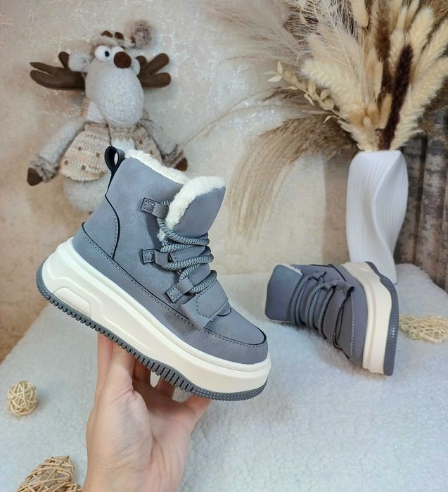 Дитячі зимові чоботи черевики Clibee для дівчинки 27 28 29 30 31 32