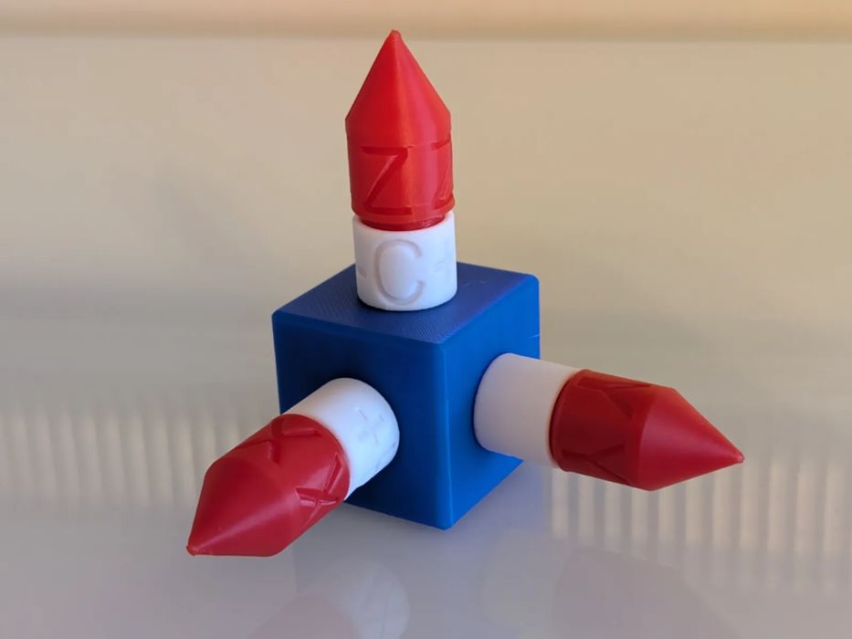 Cubo Coordenadas CNC para Cubo de Montagem