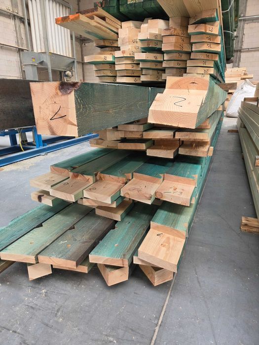 Dachy - Więźba dachowa CNC - C24 Drewno KVH, tartaczne, suszone