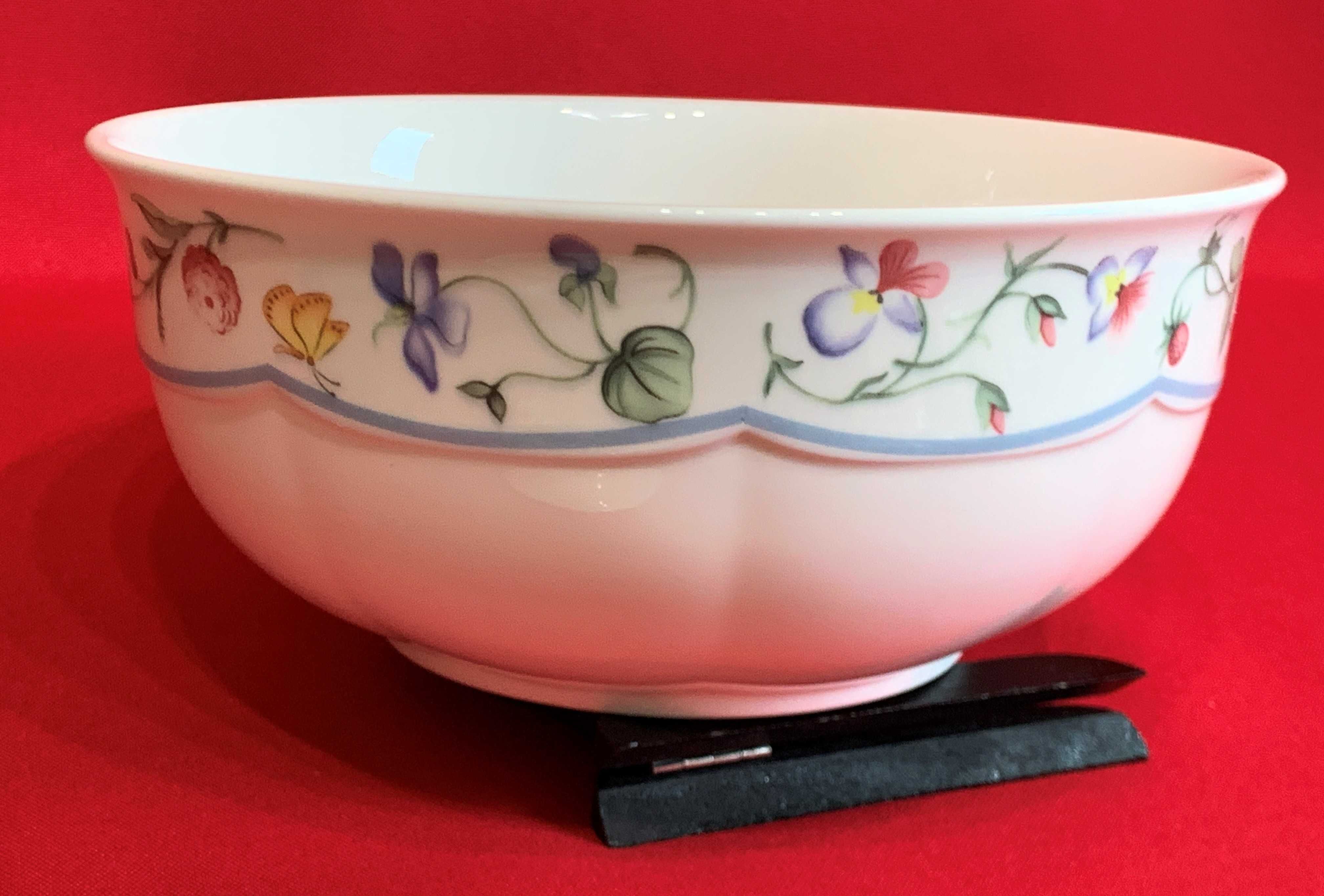 Салатник блюдо костяной фарфор Villeroy Boch Mariposa Германия