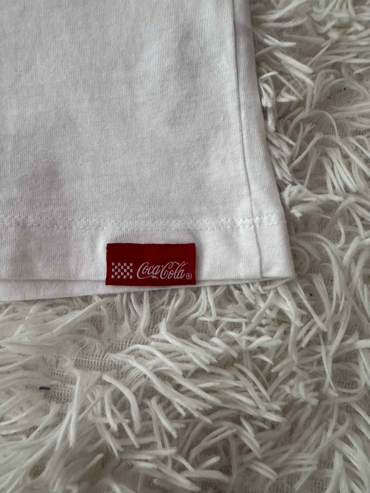 Biała koszulka Coca-Cola Vintage Rozmiar XS