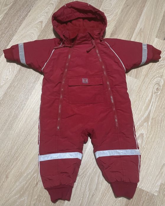 R. 68 Kombinezon czerwony z odblaskami