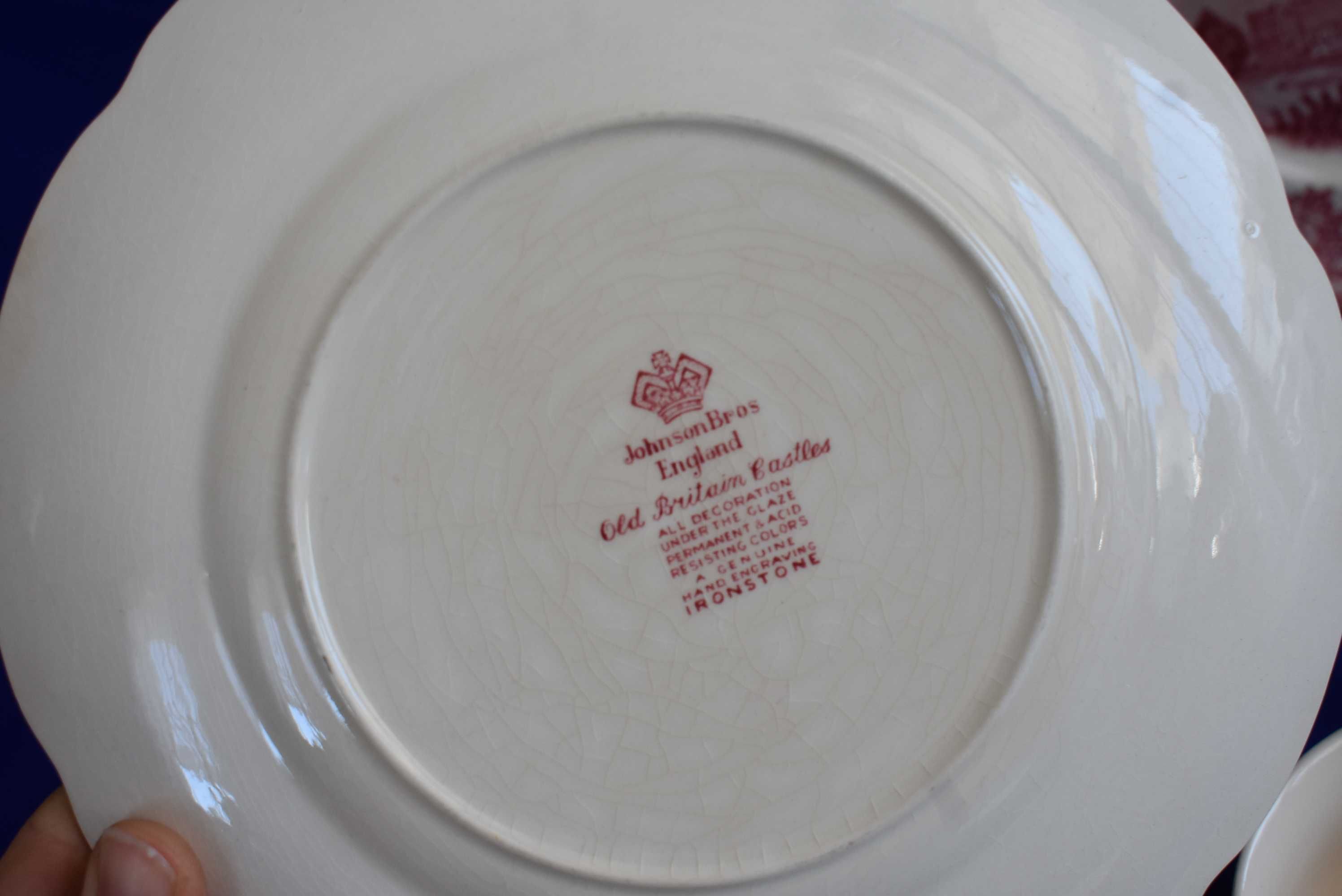 Filiżanki zestaw śniadaniowy porcelana angielska Johnson Bros