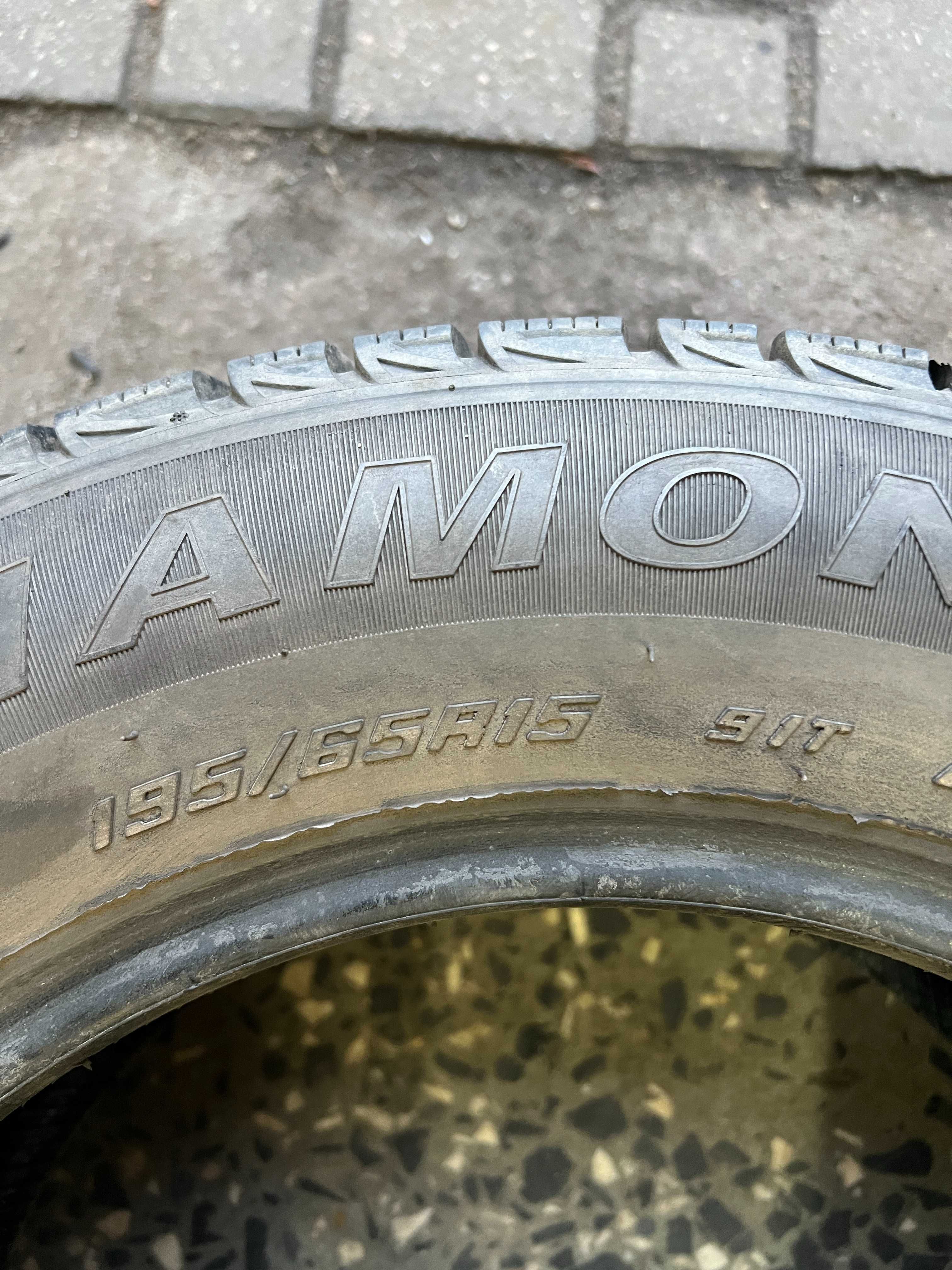 195/65r15 diamondback opony zimowe 2 szt 2020r jak nowe 8 mm !