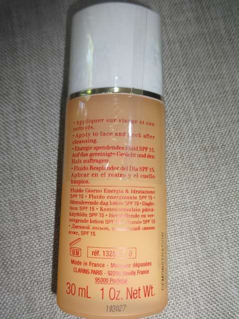 Loção Clarins Paris - Resplandor SPF15 - 30 ml (novo)