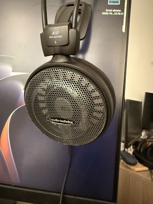 Sluchawki Audio Technica AD 700X wygodne i lekkie, otwarte