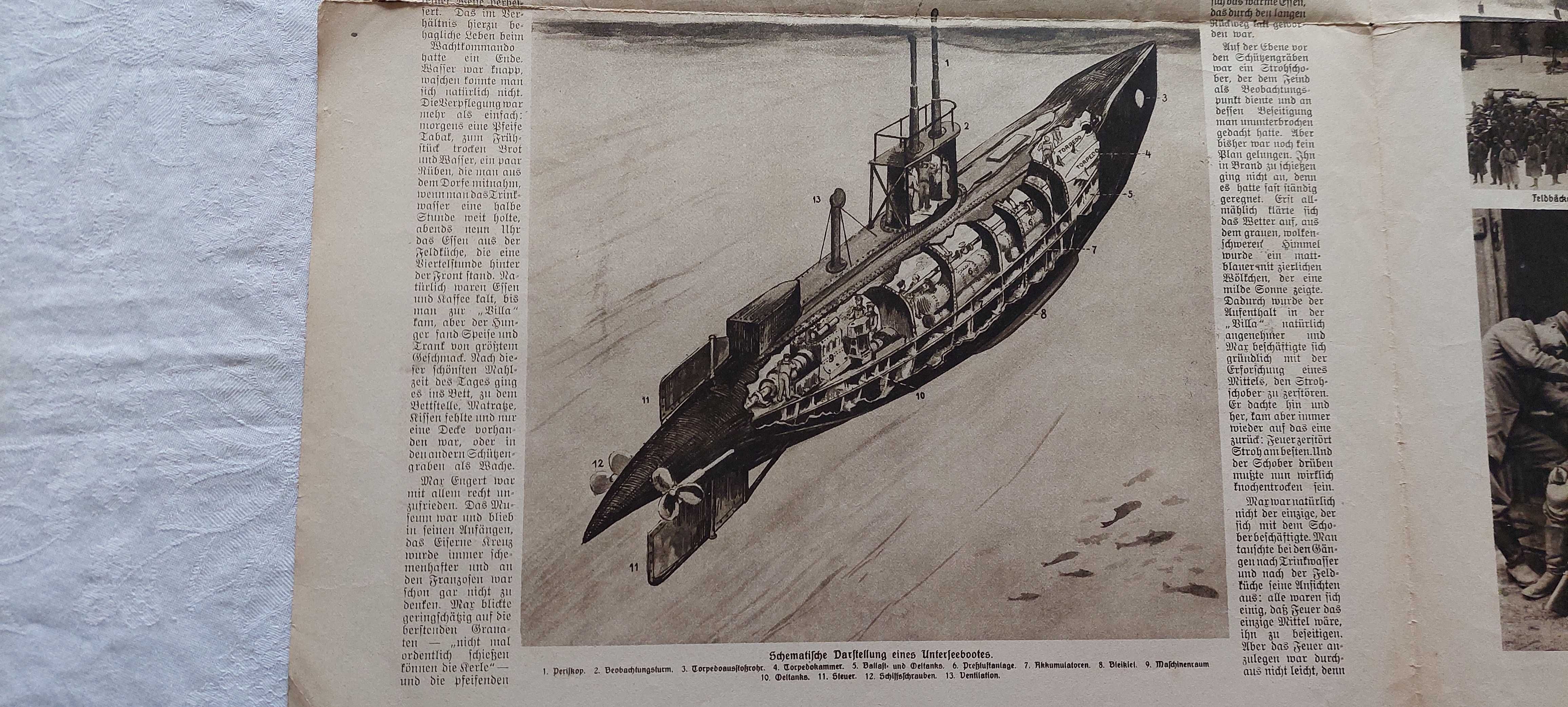 Kriegsbilder (nr 8,9) 1915 -pruska gazeta wojenna