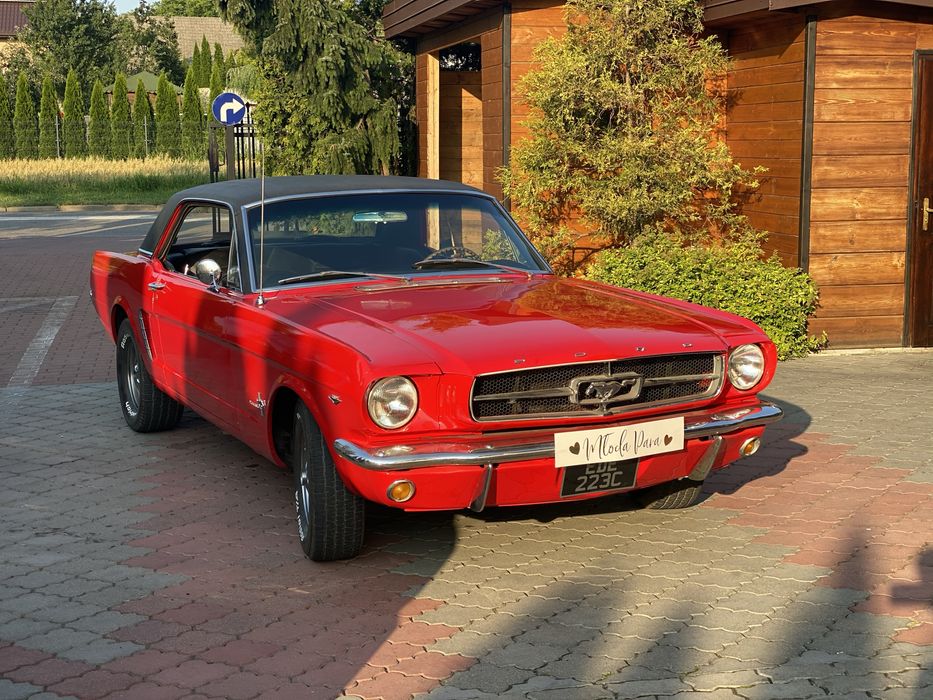 Auto do ślubu - Mustang klasyczny z 1965 roku