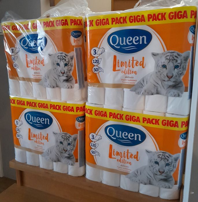 Papier toaletowy giga pack 4x 50 rolek = 200 rolek 3 warstwowy 120 lis