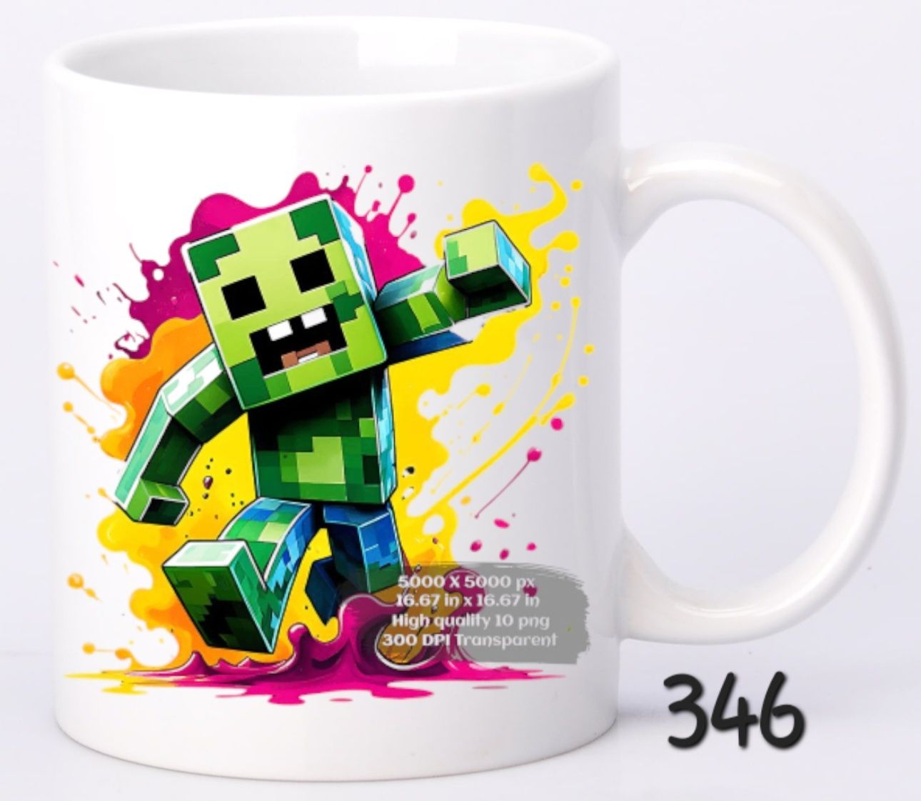 Kubek Minecraft prezent
